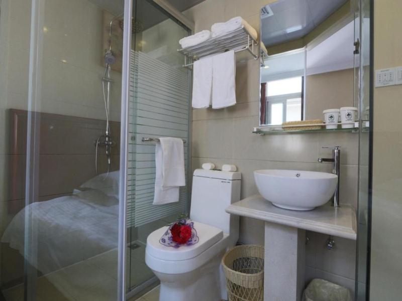 Greentree Inn Shanghai Pudong Airport Huaxia East Road Railway Station Shell Hotel Exterior foto