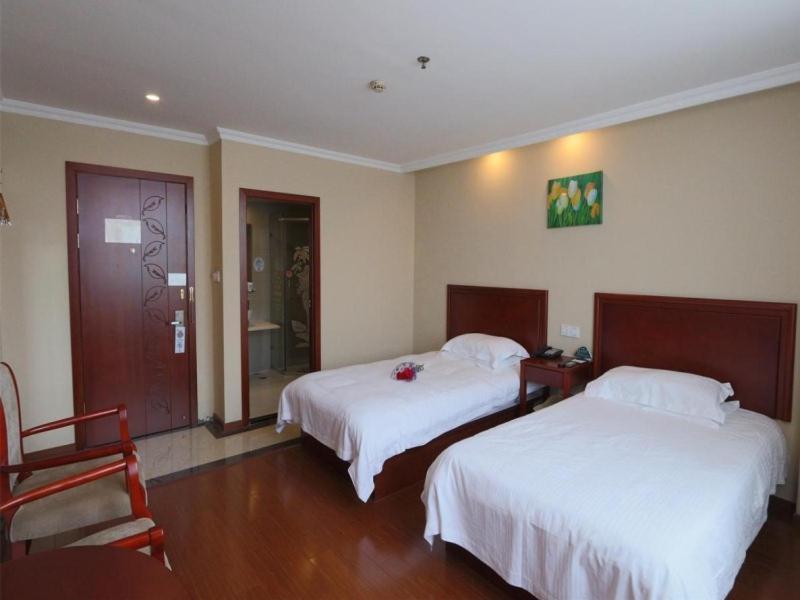 Greentree Inn Shanghai Pudong Airport Huaxia East Road Railway Station Shell Hotel Exterior foto