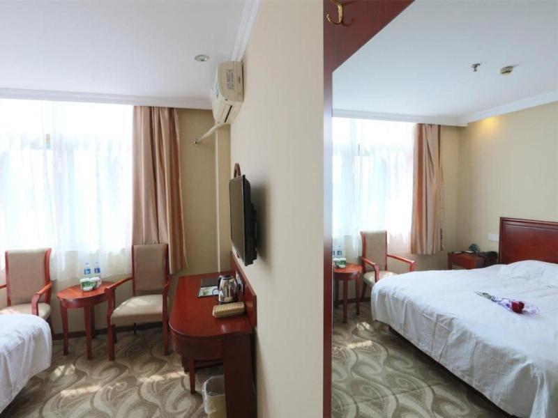Greentree Inn Shanghai Pudong Airport Huaxia East Road Railway Station Shell Hotel Exterior foto