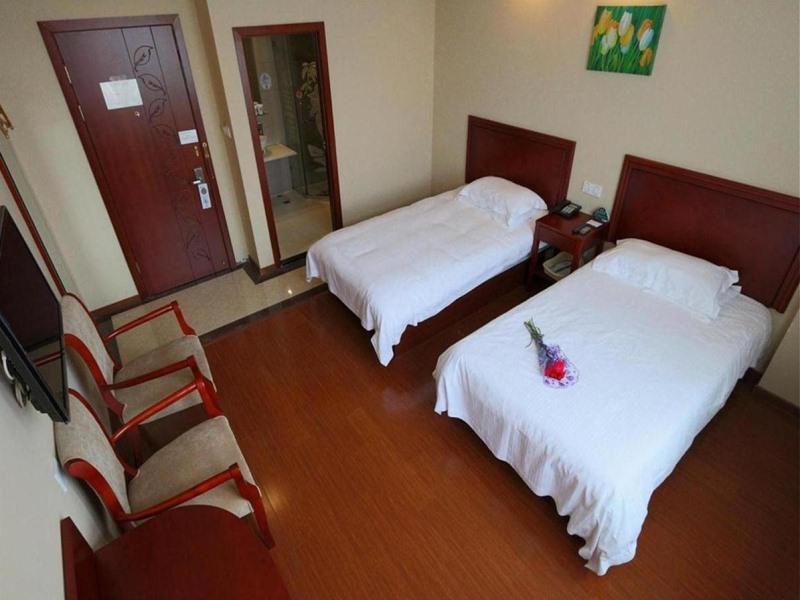 Greentree Inn Shanghai Pudong Airport Huaxia East Road Railway Station Shell Hotel Exterior foto